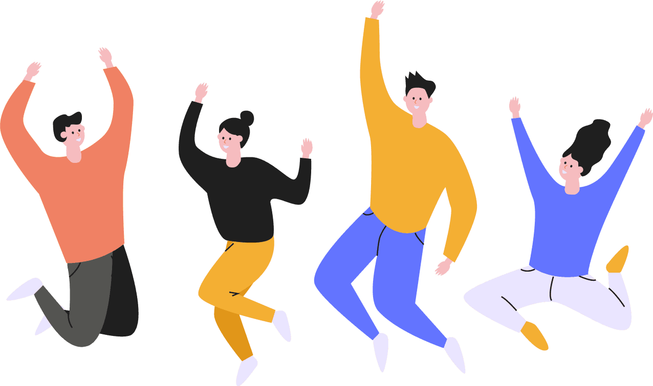 people jumping